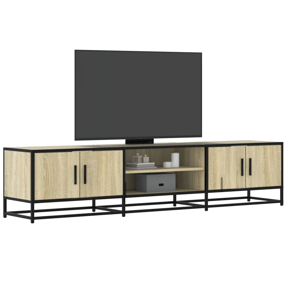 Meuble TV chêne sonoma 180x35x41 cm bois d'ingénierie - XIOS
