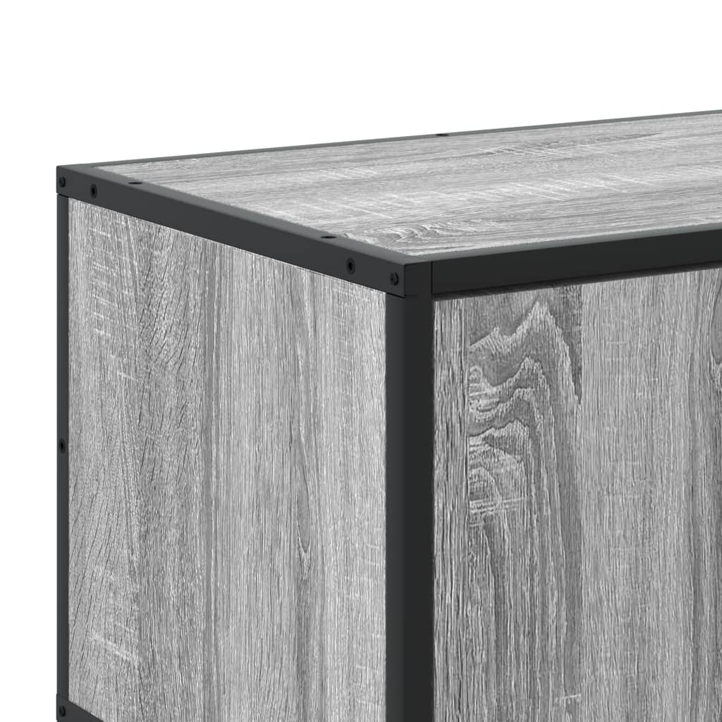 Meuble TV sonoma gris 180x35x41 cm bois d'ingénierie - XIOS