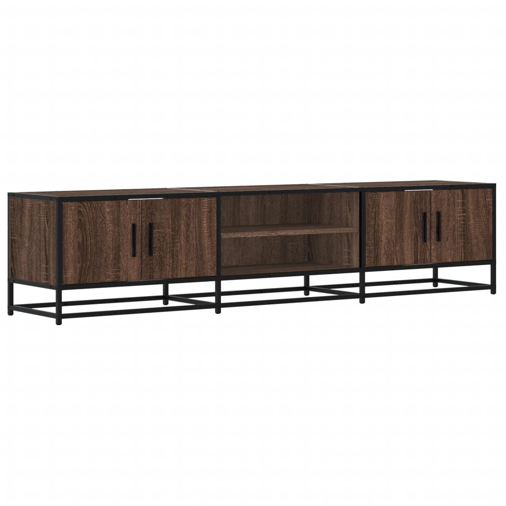 Meuble TV chêne marron 180x35x41 cm bois d'ingénierie Meubles TV vidaXL   