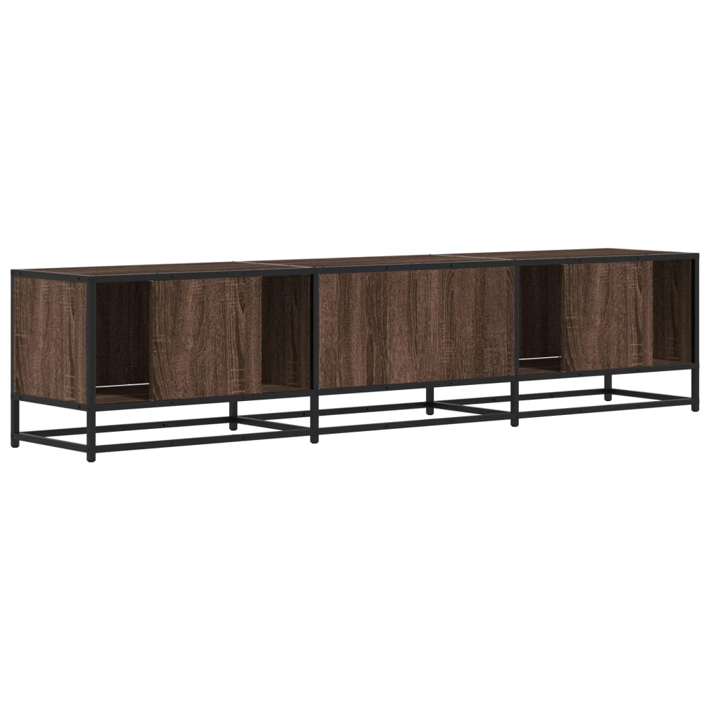 Meuble TV chêne marron 180x35x41 cm bois d'ingénierie Meubles TV vidaXL   