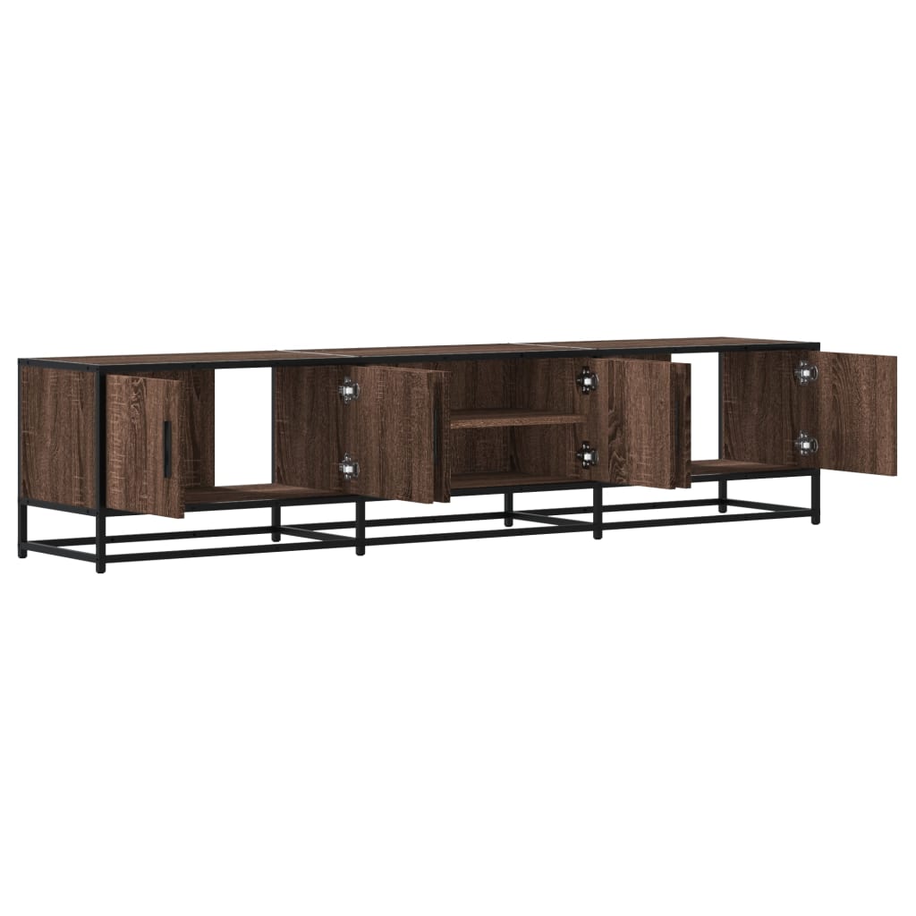 Meuble TV chêne marron 180x35x41 cm bois d'ingénierie Meubles TV vidaXL   