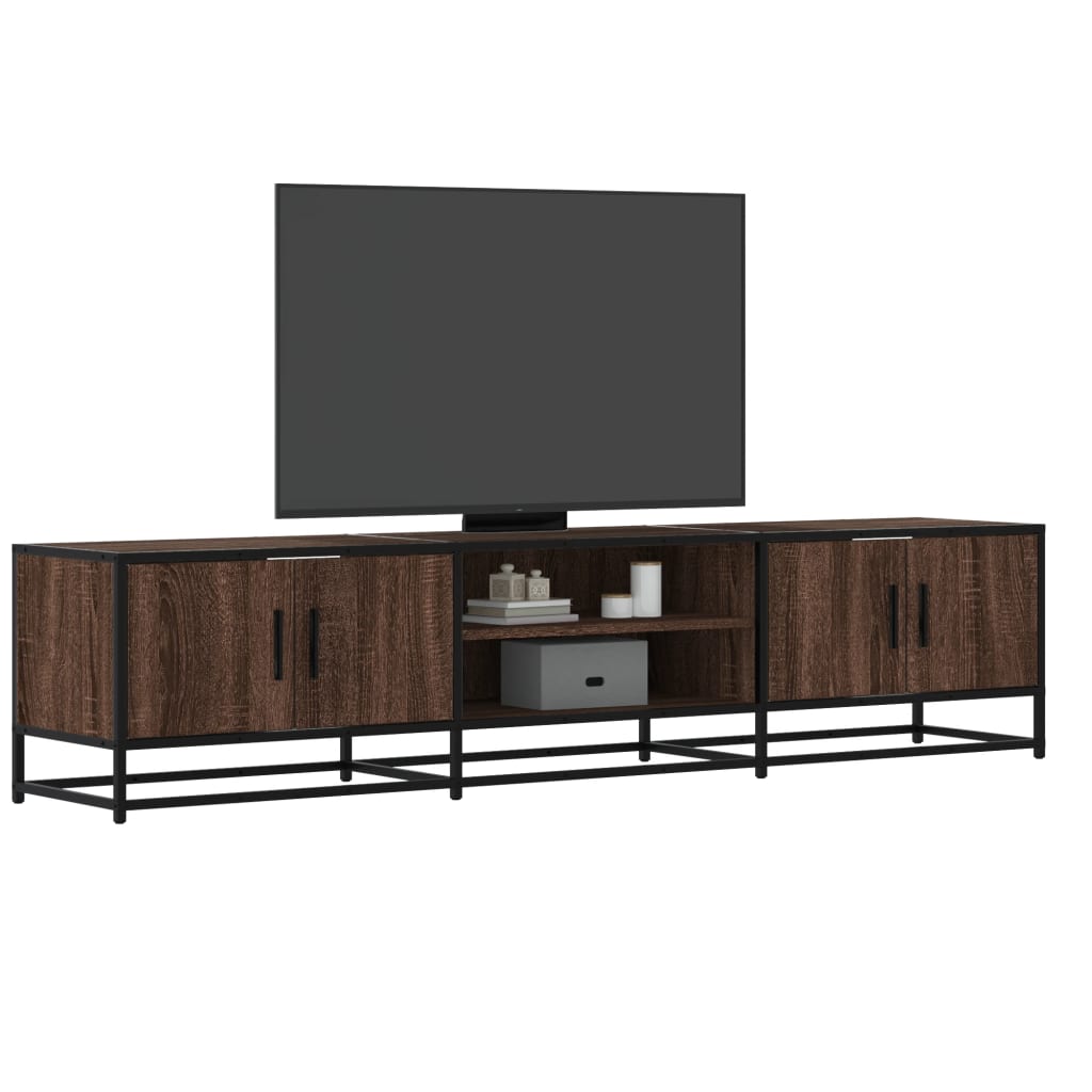 Meuble TV chêne marron 180x35x41 cm bois d'ingénierie Meubles TV vidaXL   