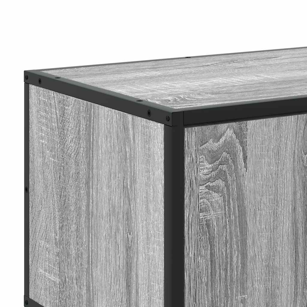 Meuble TV sonoma gris 210x35x41 cm bois d'ingénierie - XIOS