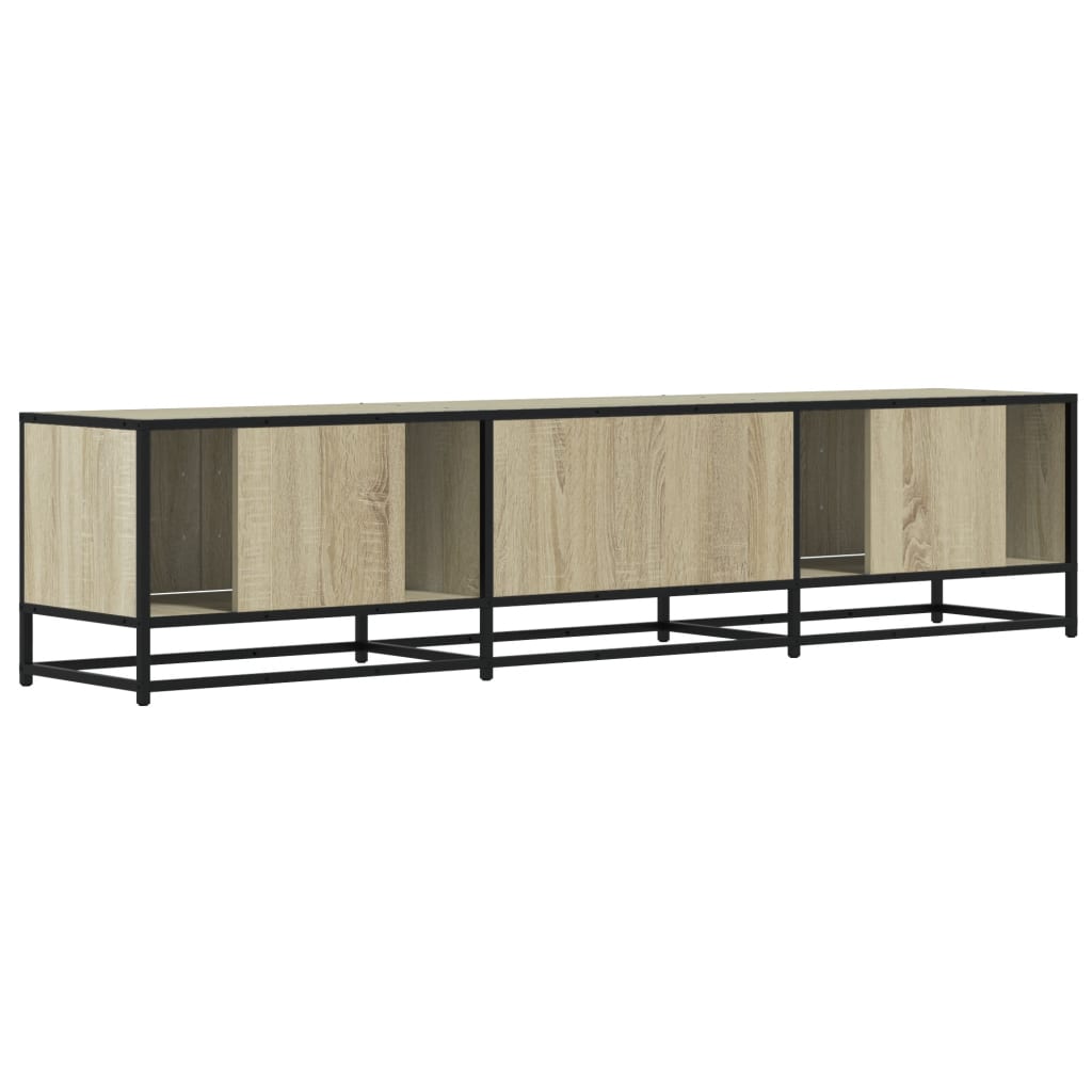 Meuble TV chêne sonoma 180x35x41 cm bois d'ingénierie - XIOS