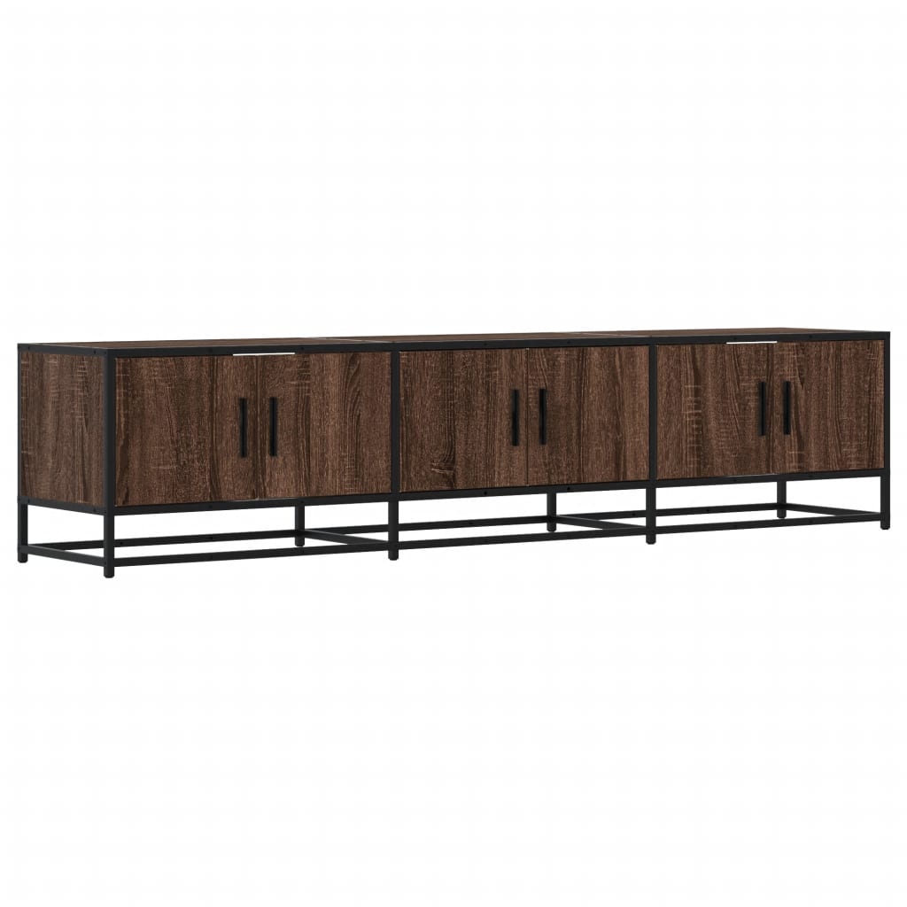Meuble TV chêne marron 180x35x41 cm bois d'ingénierie Meubles TV vidaXL   