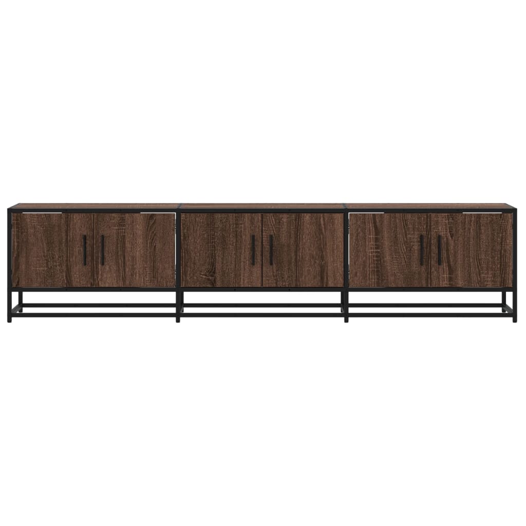 Meuble TV chêne marron 180x35x41 cm bois d'ingénierie Meubles TV vidaXL   