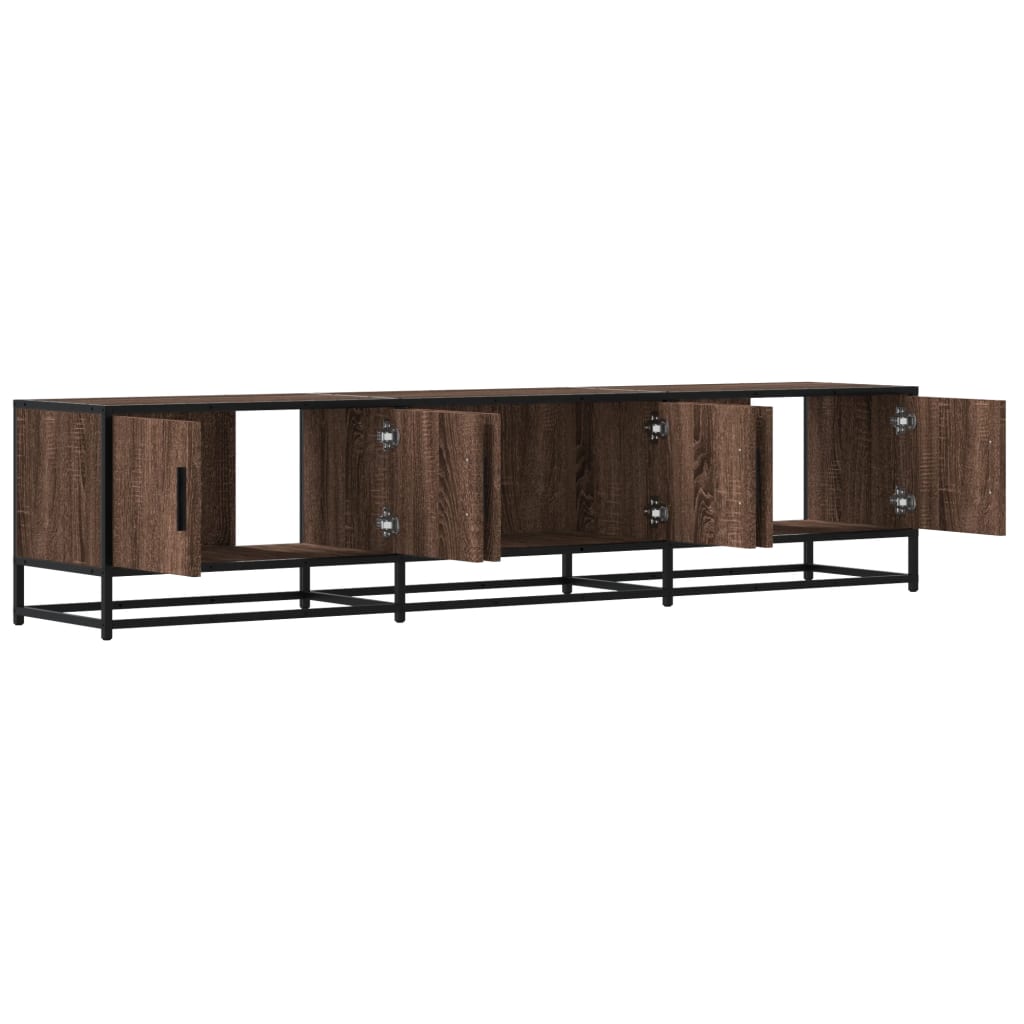 Meuble TV chêne marron 180x35x41 cm bois d'ingénierie Meubles TV vidaXL   