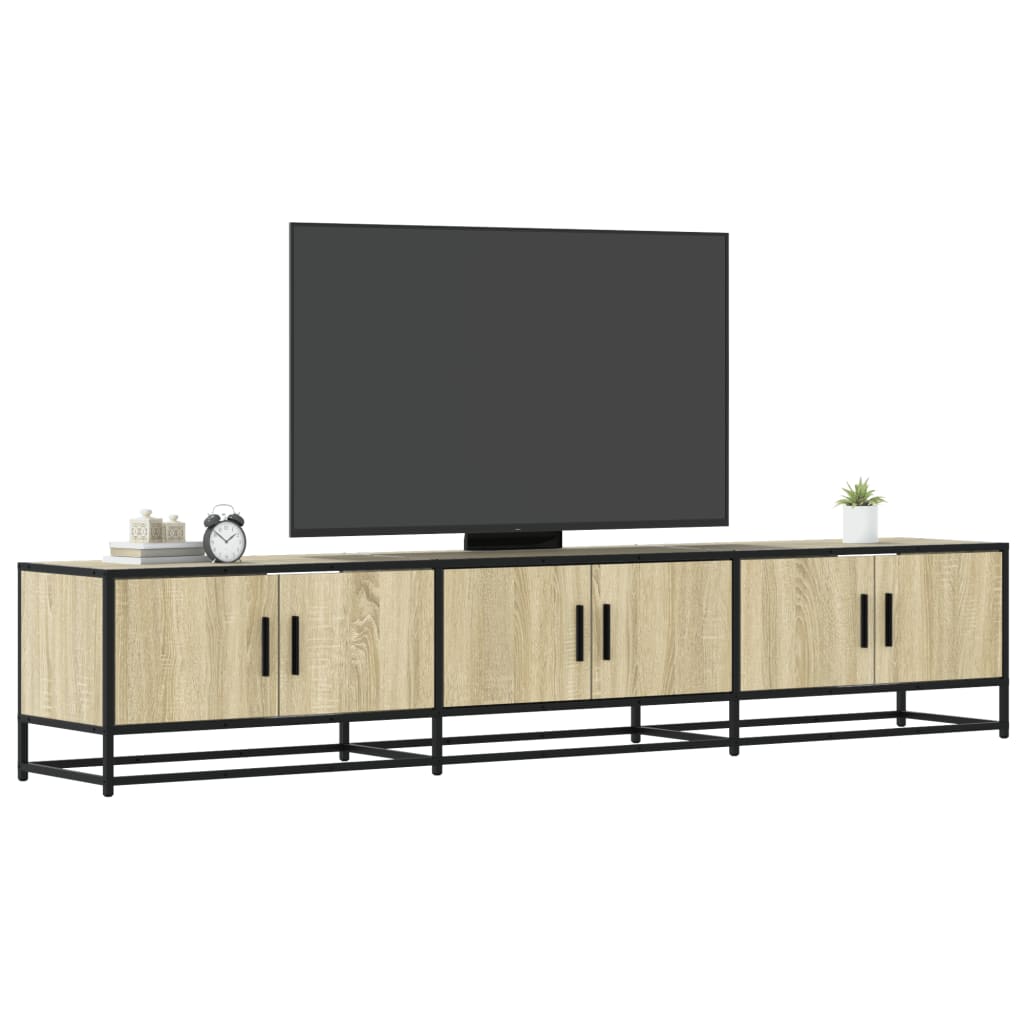 Meuble TV chêne sonoma 210x35x41 cm bois d'ingénierie Meubles TV vidaXL   