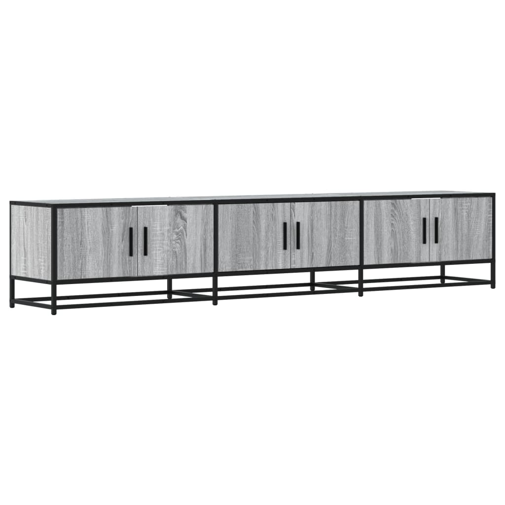 Meuble TV sonoma gris 210x35x41 cm bois d'ingénierie Meubles TV vidaXL   