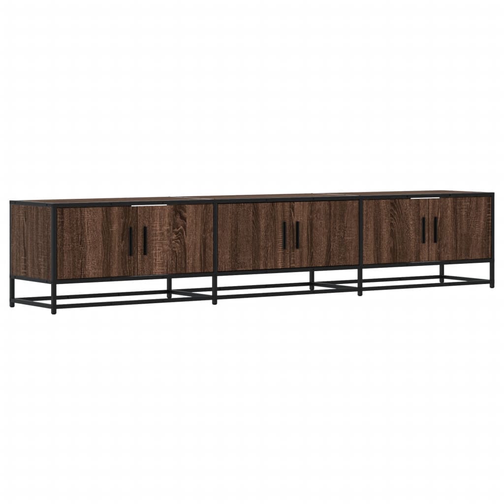 Meuble TV chêne marron 210x35x41 cm bois d'ingénierie Meubles TV vidaXL   