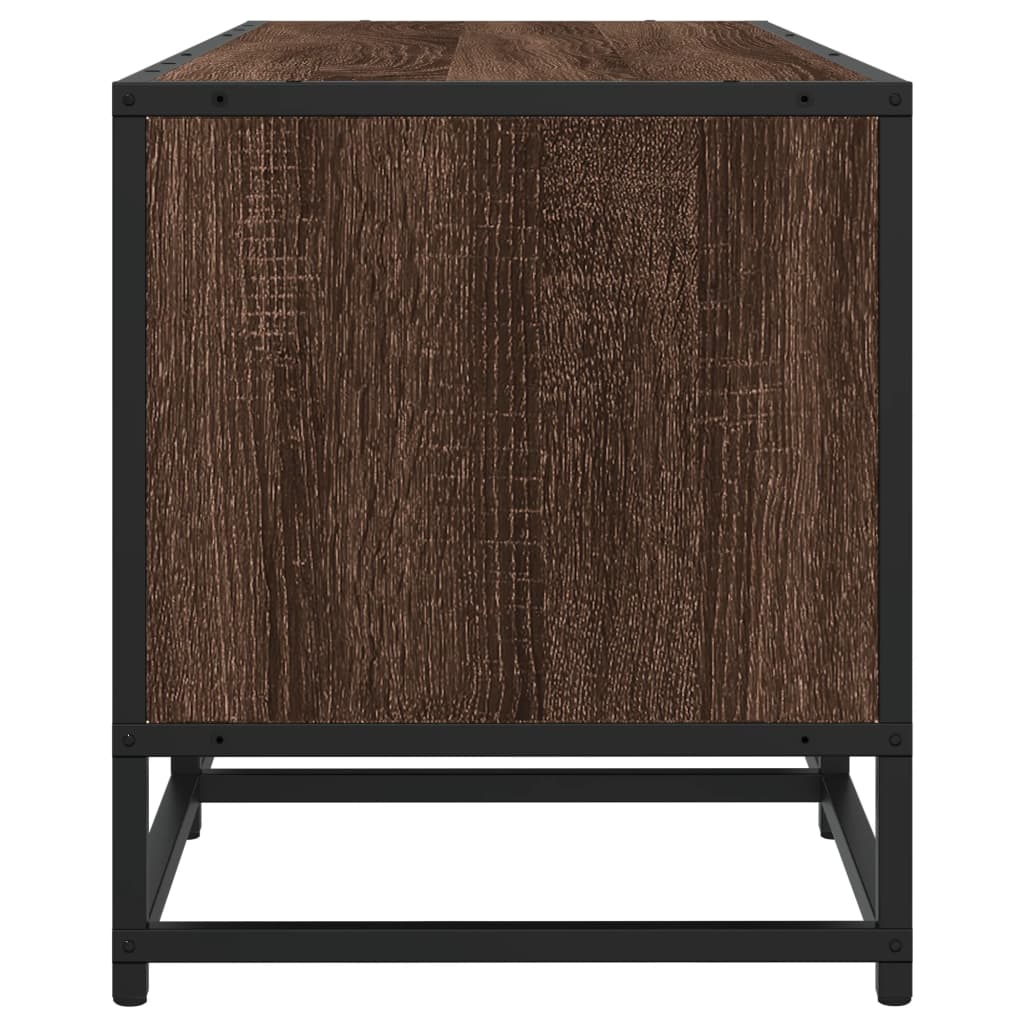 Meuble TV chêne marron 210x35x41 cm bois d'ingénierie Meubles TV vidaXL   