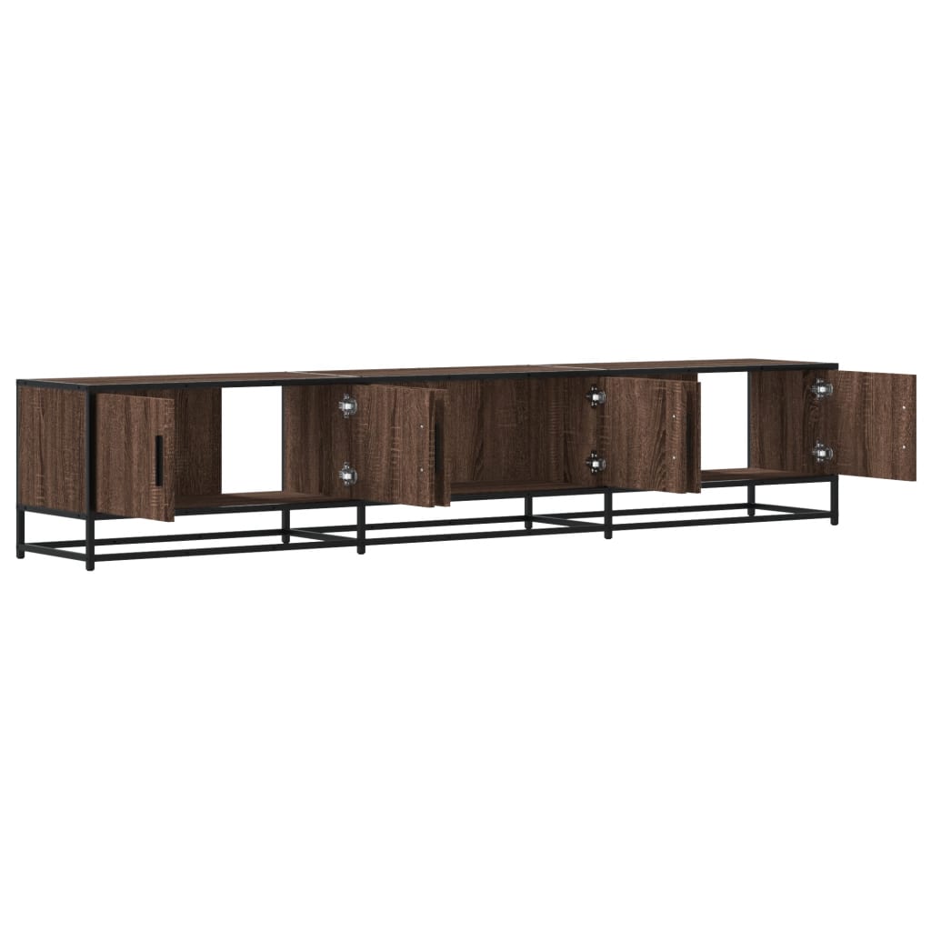 Meuble TV chêne marron 210x35x41 cm bois d'ingénierie Meubles TV vidaXL   
