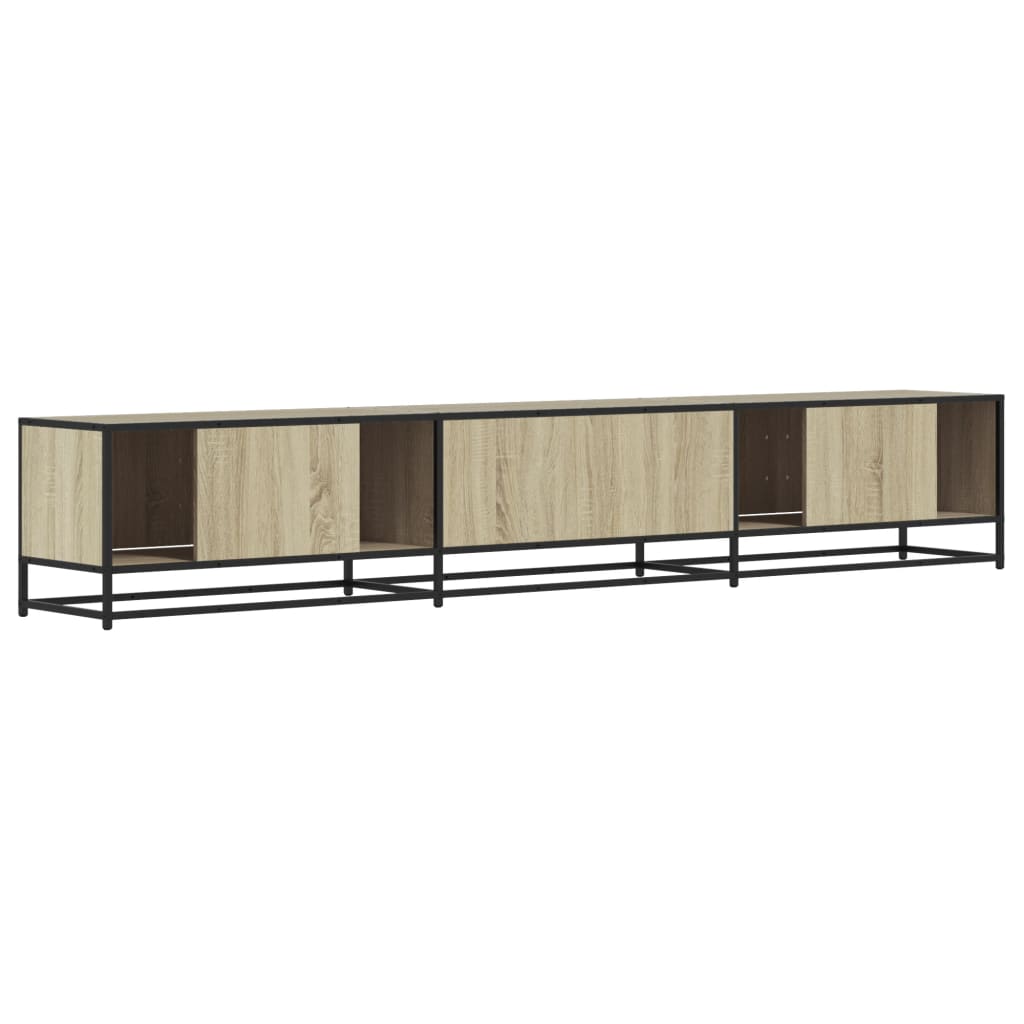 Meuble TV chêne sonoma 240x35x41 cm bois d'ingénierie - XIOS