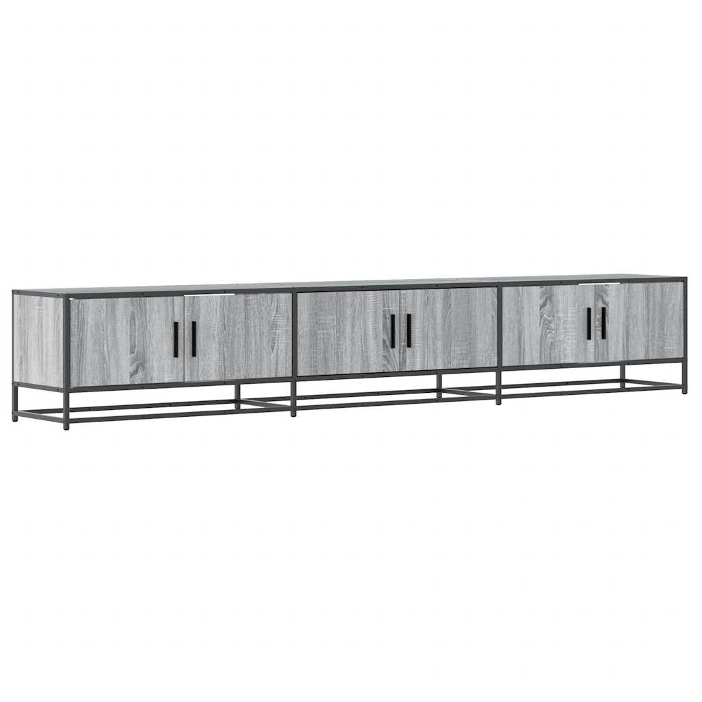 Meuble TV sonoma gris 240x35x41 cm bois d'ingénierie Meubles TV vidaXL   