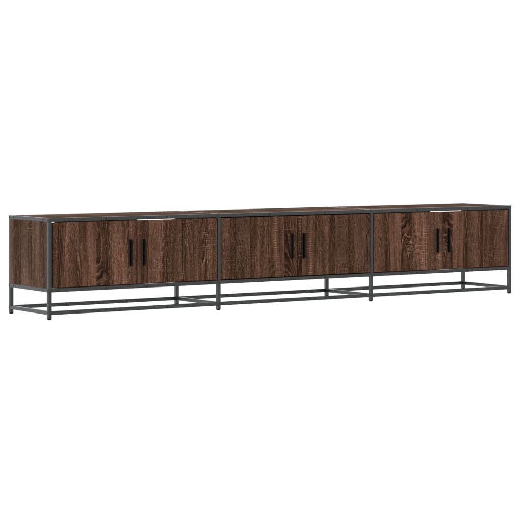 Meuble TV chêne marron 240x35x41 cm bois d'ingénierie Meubles TV vidaXL   