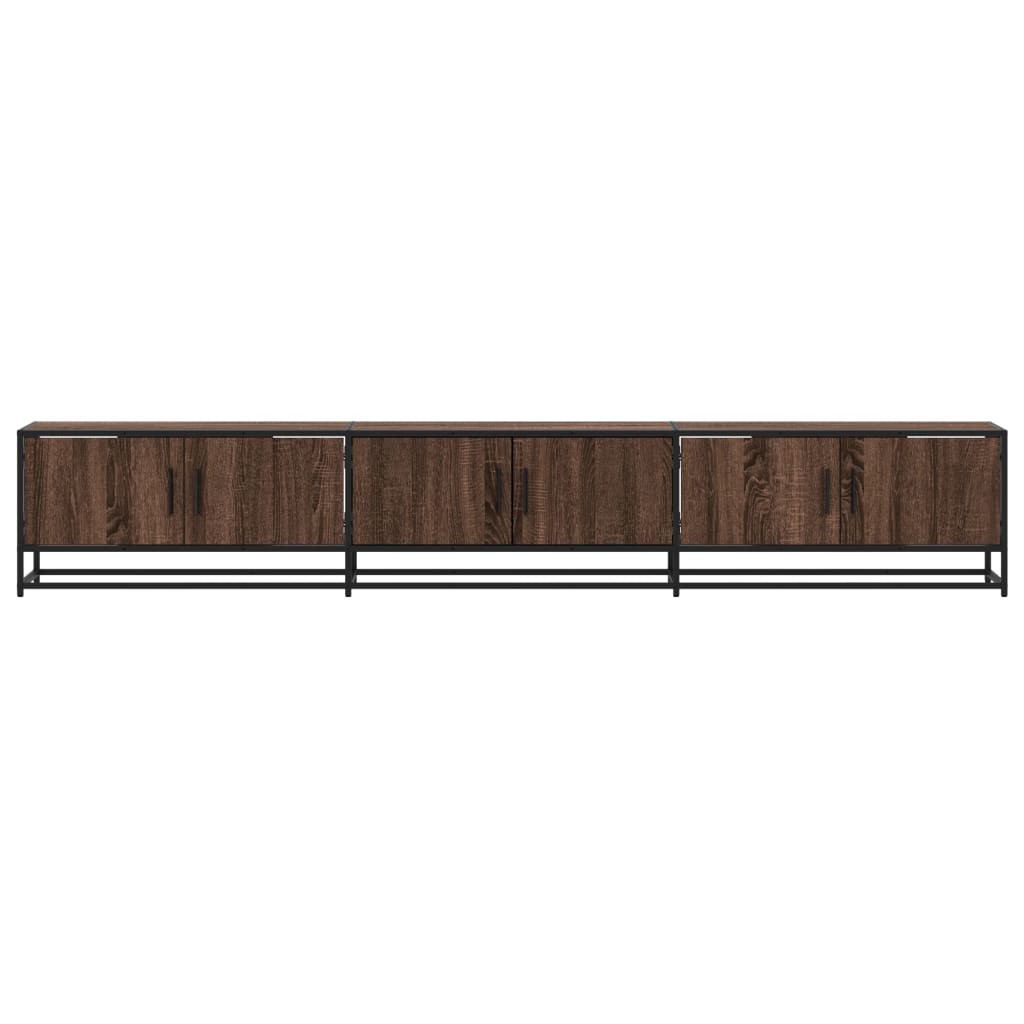 Meuble TV chêne marron 240x35x41 cm bois d'ingénierie Meubles TV vidaXL   