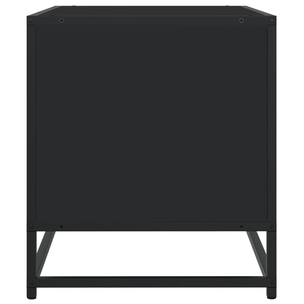Meuble TV noir 180x40x46 cm bois d'ingénierie - XIOS