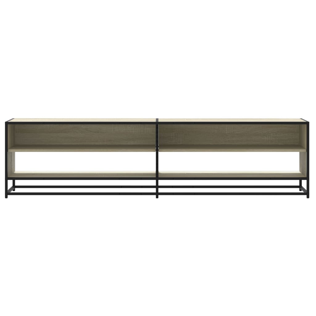 Meuble TV chêne sonoma 180x40x46 cm bois d'ingénierie - XIOS