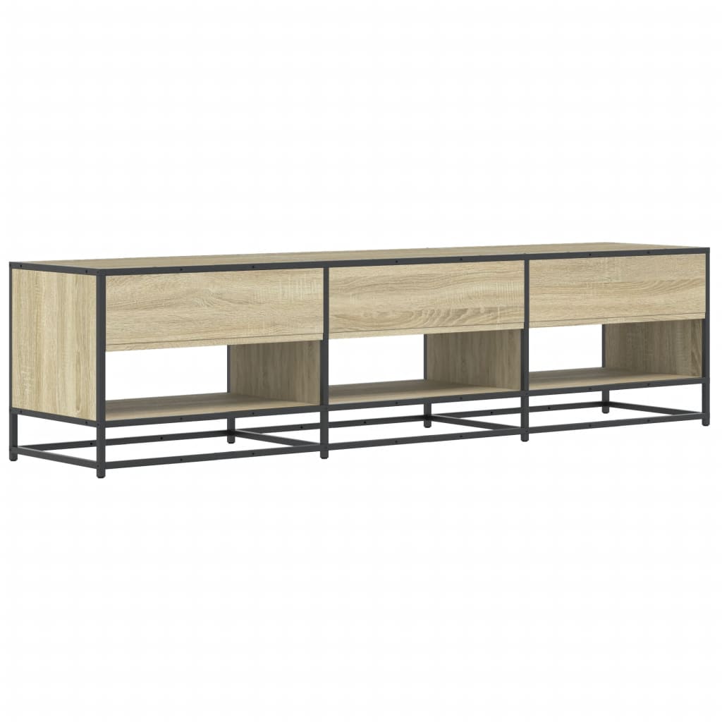 Meuble TV chêne sonoma 180x40x46 cm bois d'ingénierie - XIOS