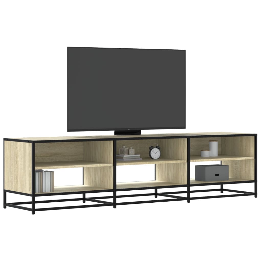Meuble TV chêne sonoma 180x40x46 cm bois d'ingénierie - XIOS