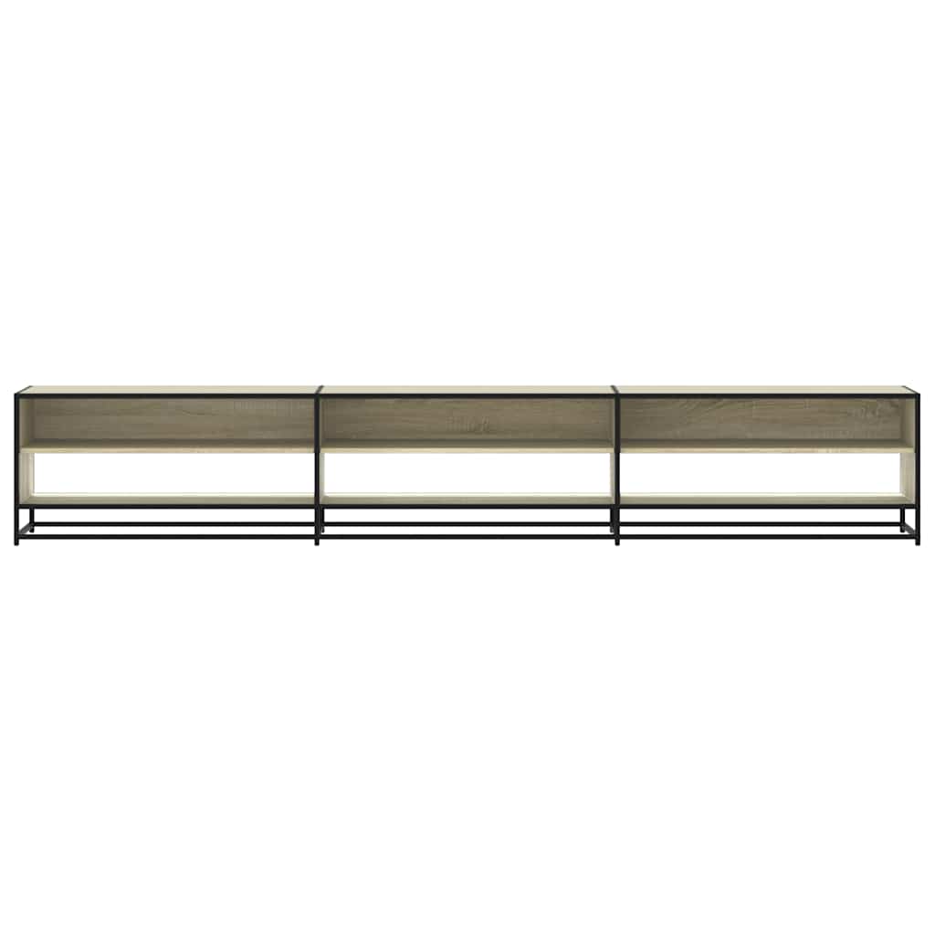 Meuble TV chêne sonoma 270x40x46 cm bois d'ingénierie - XIOS