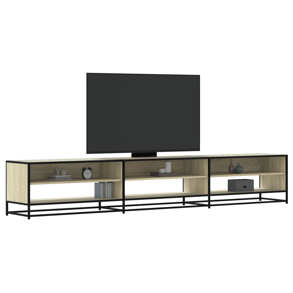 Meuble TV chêne sonoma 270x40x46 cm bois d'ingénierie - XIOS