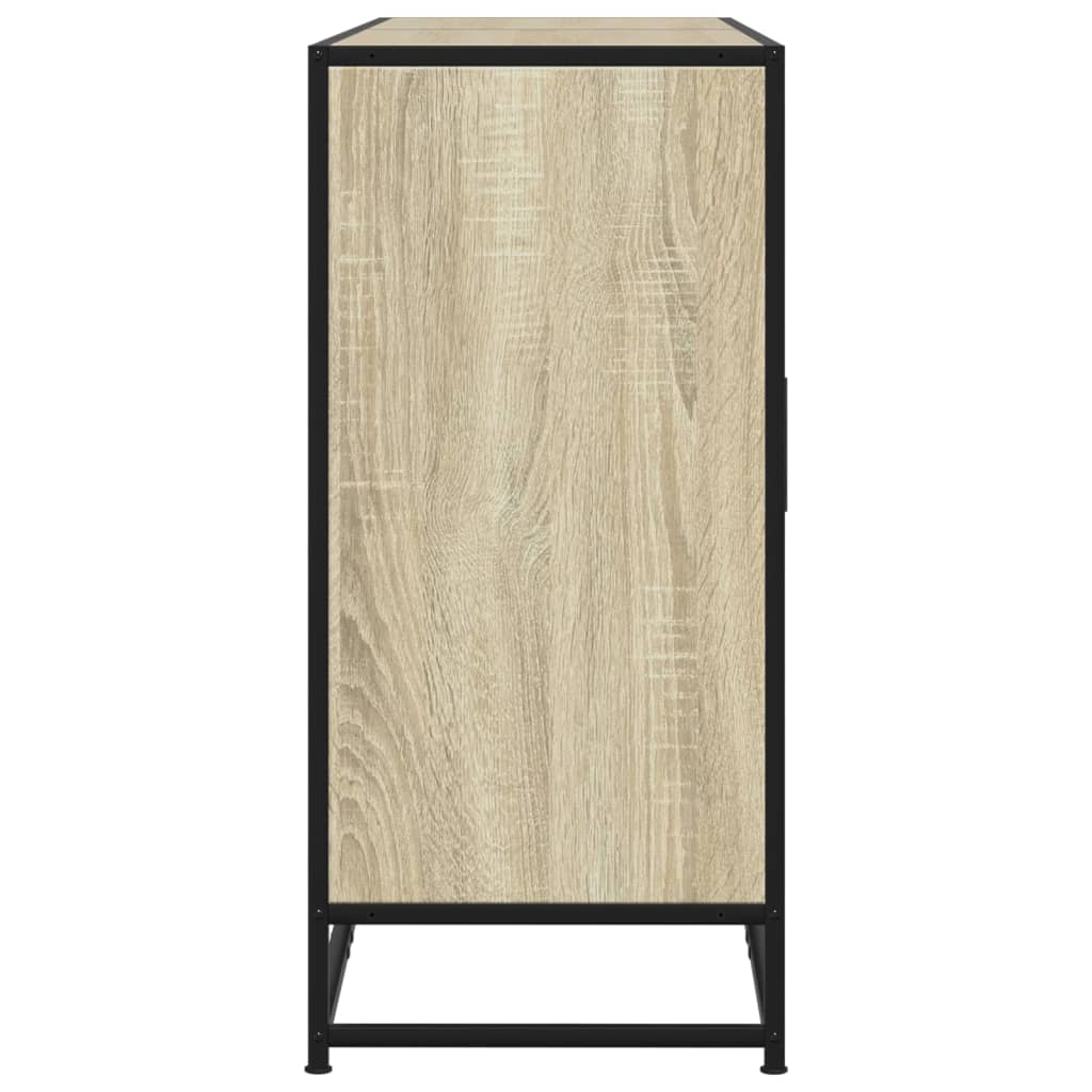 Buffet chêne sonoma 134x35x76 cm bois d'ingénierie - XIOS
