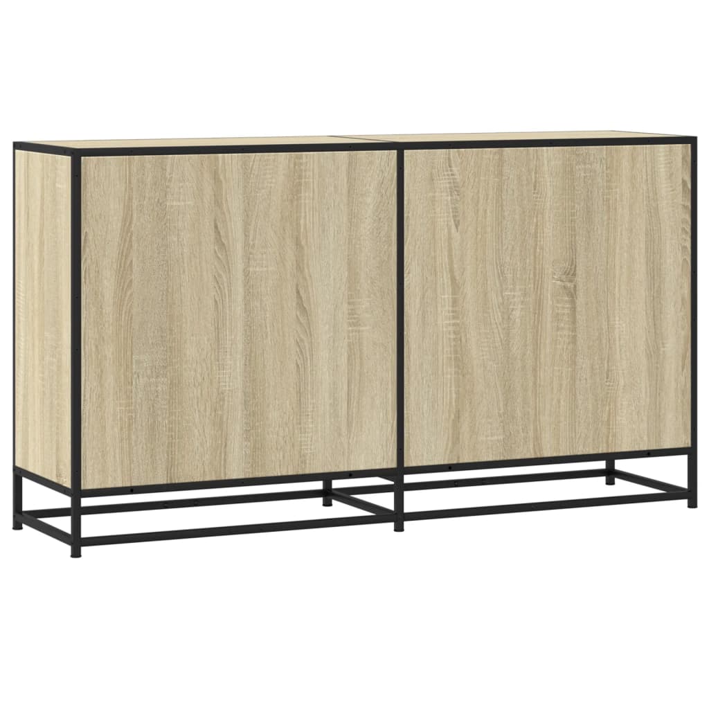 Buffet chêne sonoma 134x35x76 cm bois d'ingénierie - XIOS