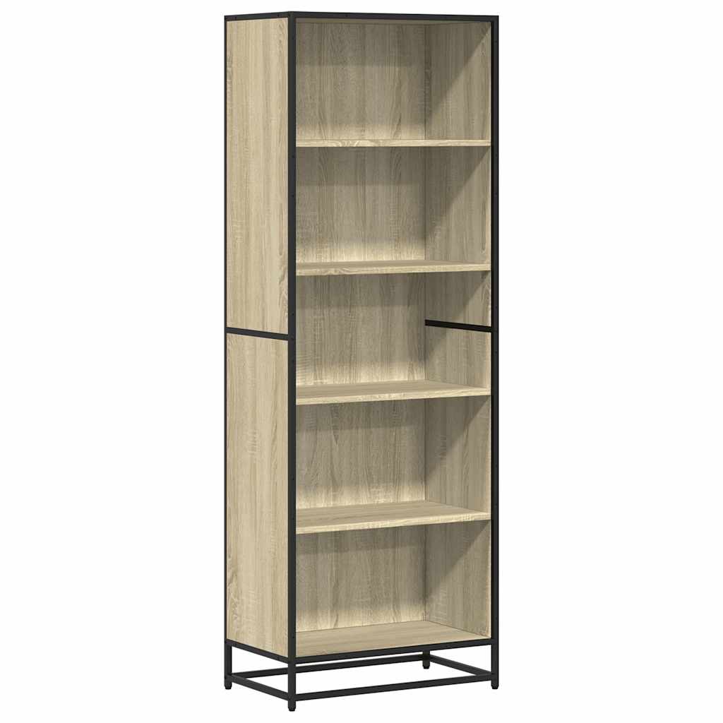 Bibliothèque chêne sonoma 60x35x170,5 cm bois d'ingénierie - XIOS