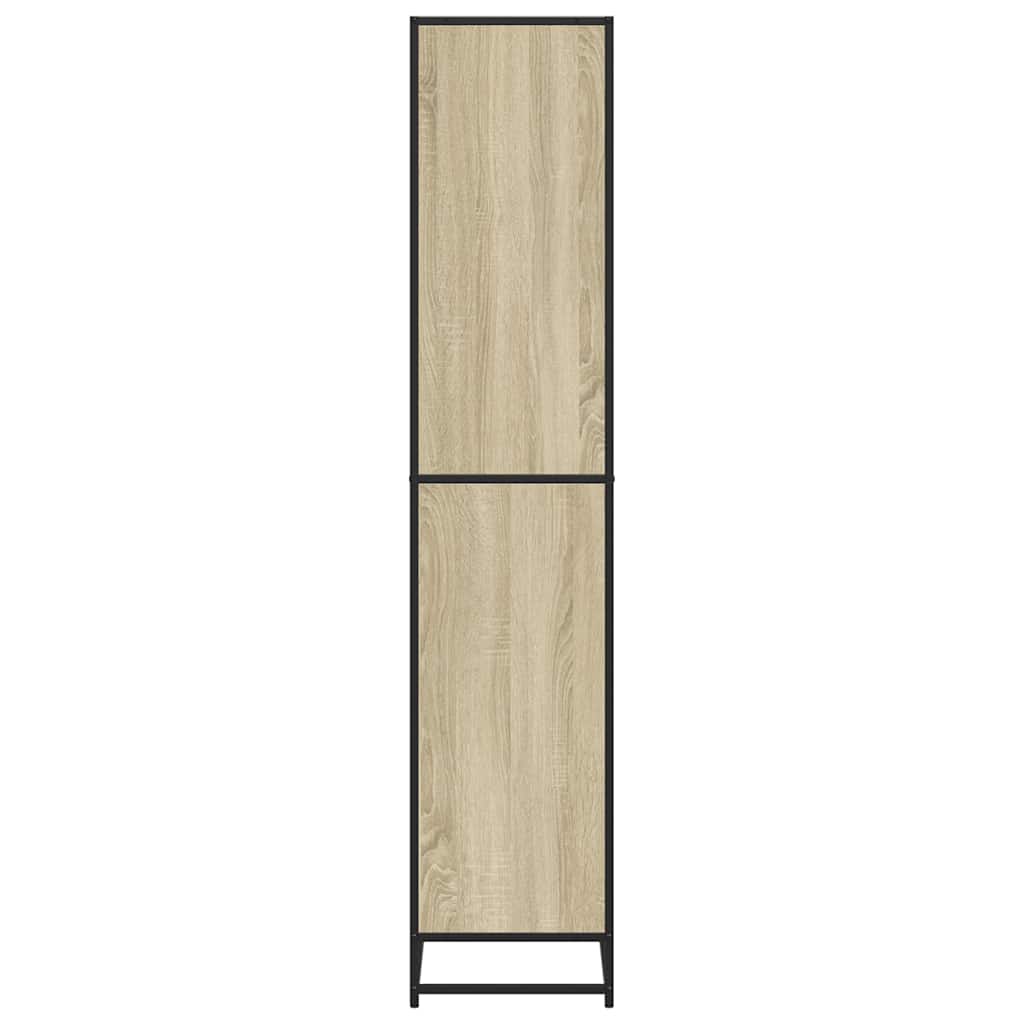 Bibliothèque chêne sonoma 60x35x170,5 cm bois d'ingénierie - XIOS