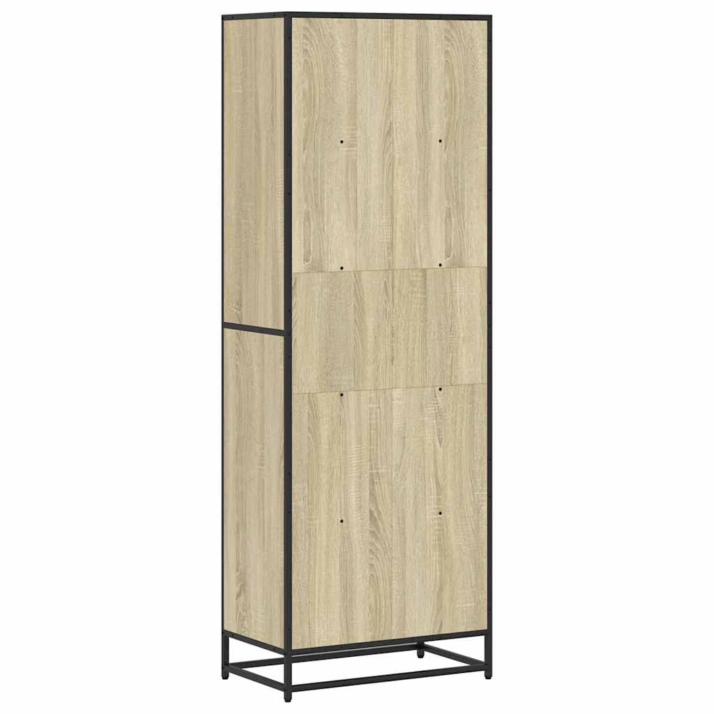 Bibliothèque chêne sonoma 60x35x170,5 cm bois d'ingénierie - XIOS