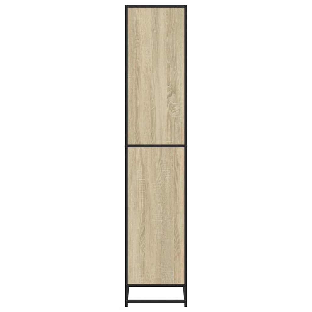 Bibliothèque chêne sonoma 80,5x35x170,5 cm bois d'ingénierie - XIOS