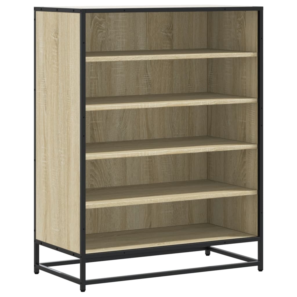 Armoire à chaussures chêne sonoma bois d'ingénierie et métal - XIOS