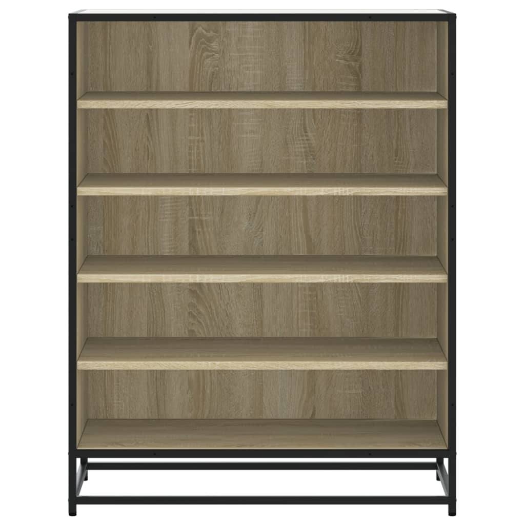 Armoire à chaussures chêne sonoma bois d'ingénierie et métal - XIOS