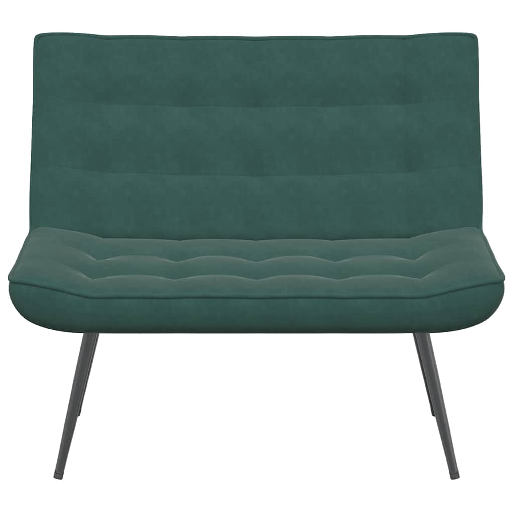 Banc gris foncé 110x74x84 cm velours - XIOS