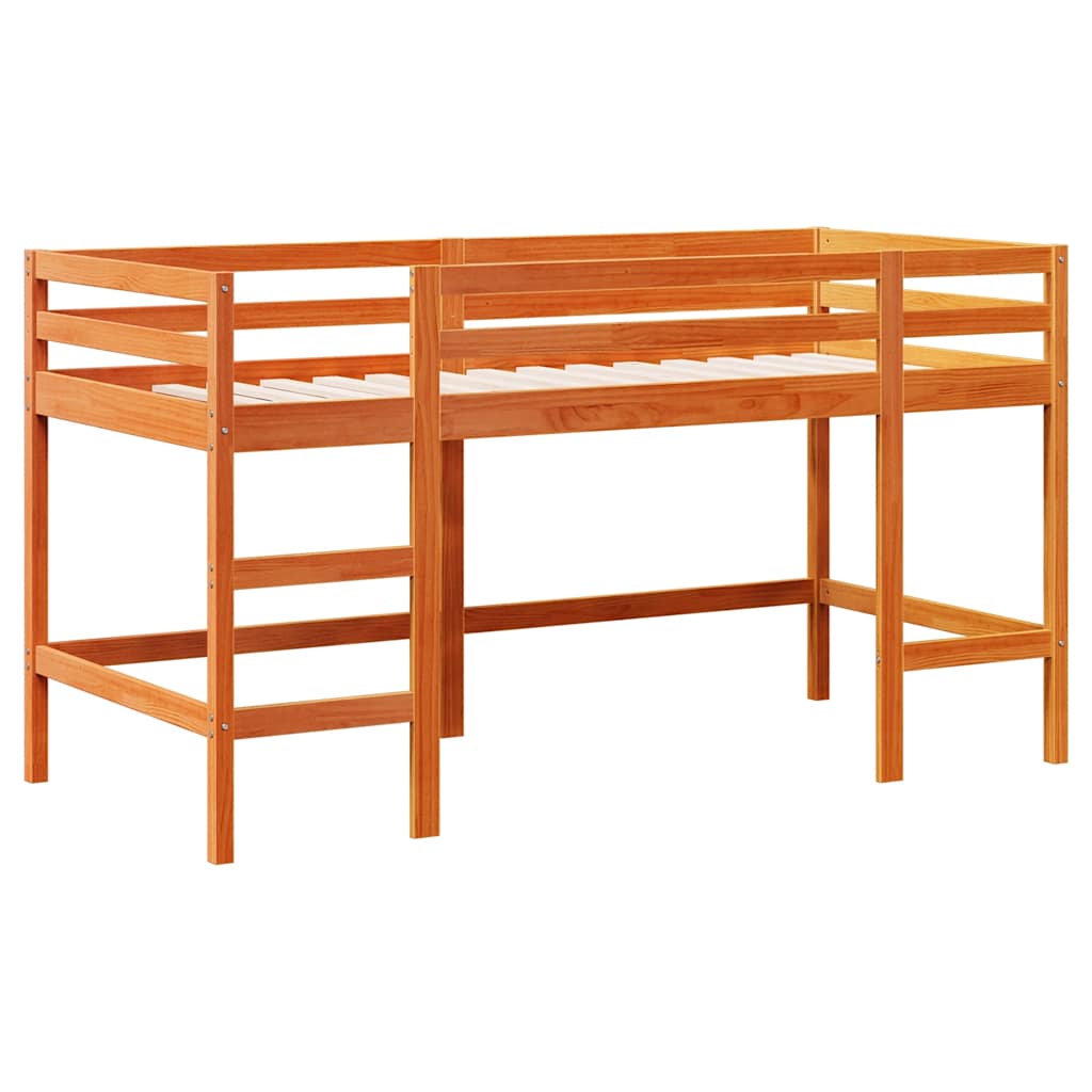Lit mezzanine d'enfants sans matelas avec échelle 80x200 cm - XIOS