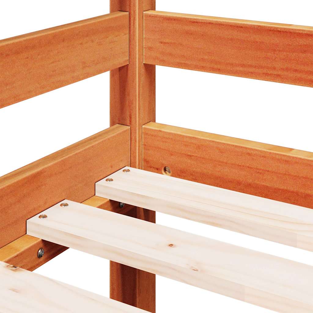 Lit mezzanine d'enfants sans matelas avec échelle 80x200 cm - XIOS