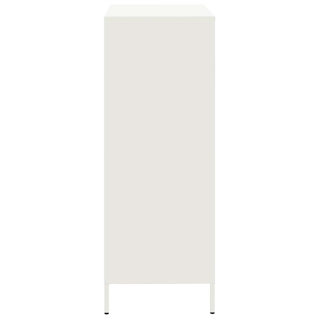 Buffet haut blanc 68x39x101,5 cm acier - XIOS