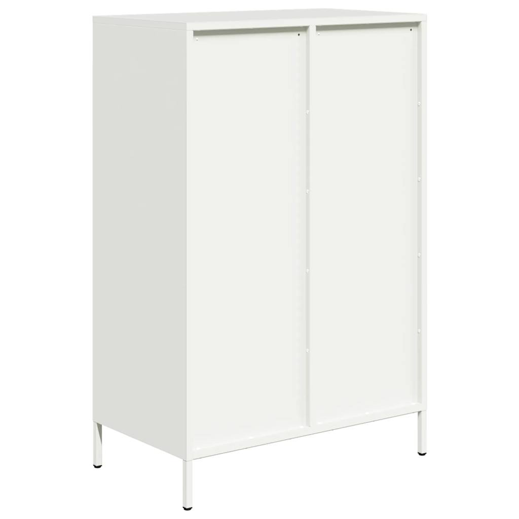 Buffet haut blanc 68x39x101,5 cm acier - XIOS