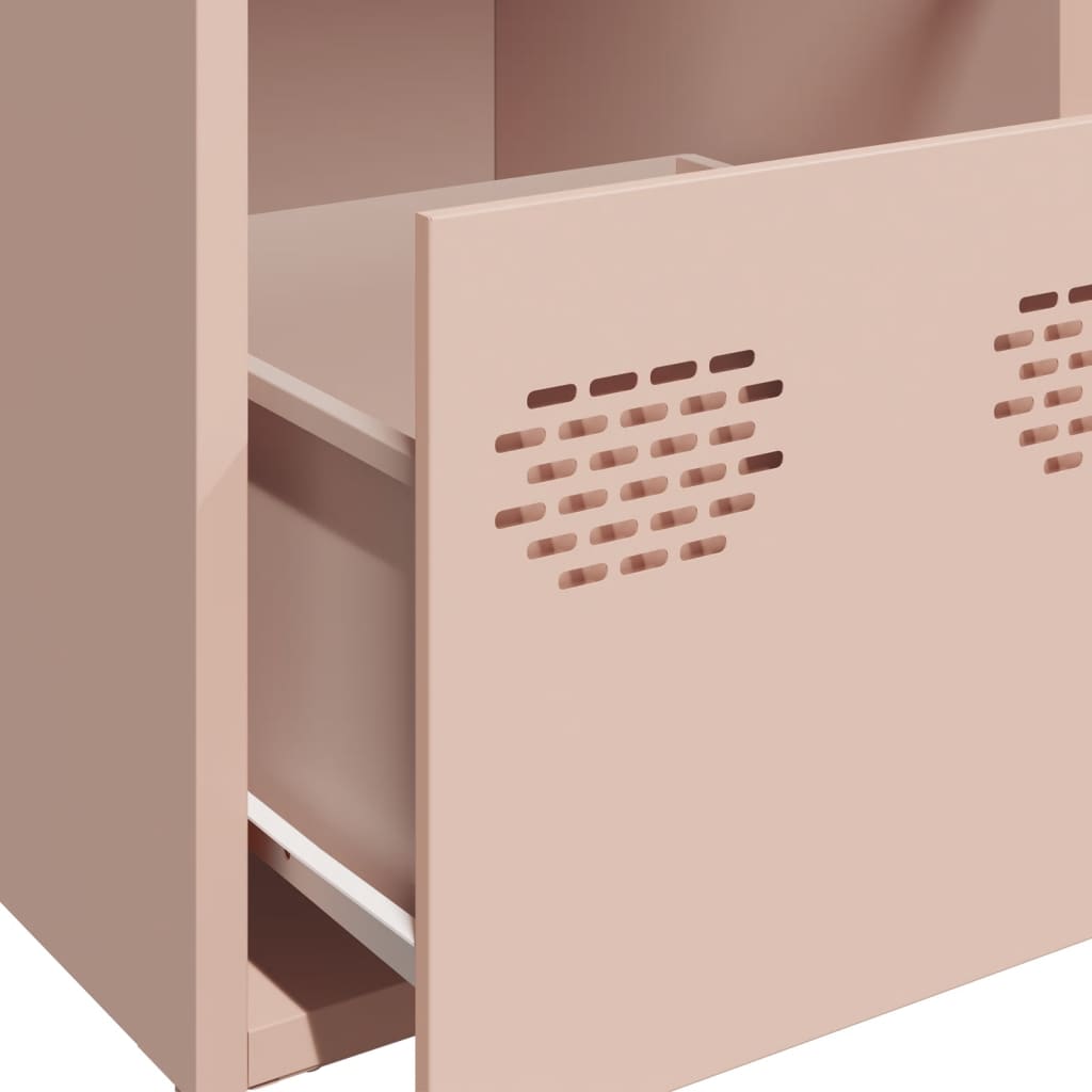 Buffet rose 68x39x73,5 cm acier laminé à froid - XIOS
