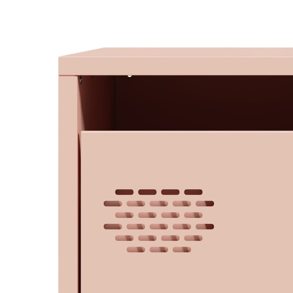 Buffet rose 68x39x73,5 cm acier laminé à froid - XIOS