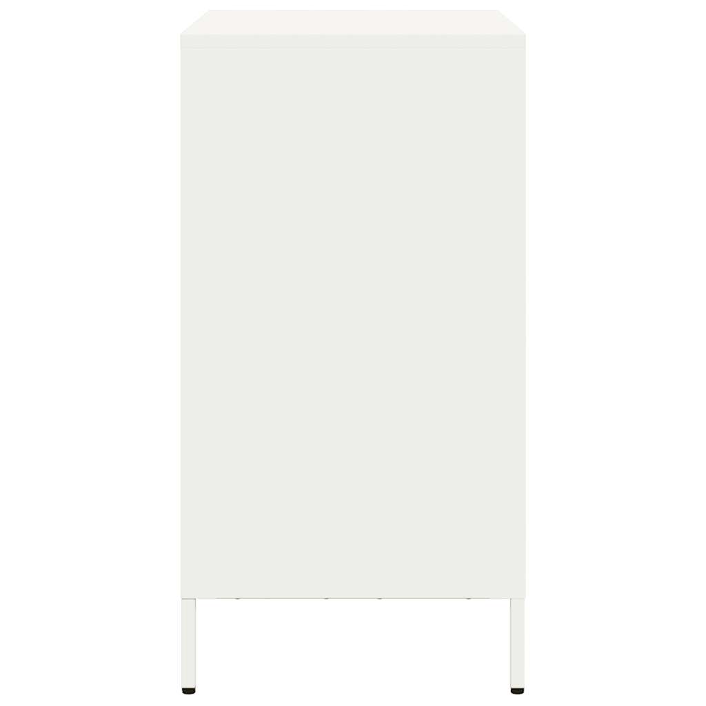 Buffet blanc 68x39x73,5 cm acier laminé à froid - XIOS