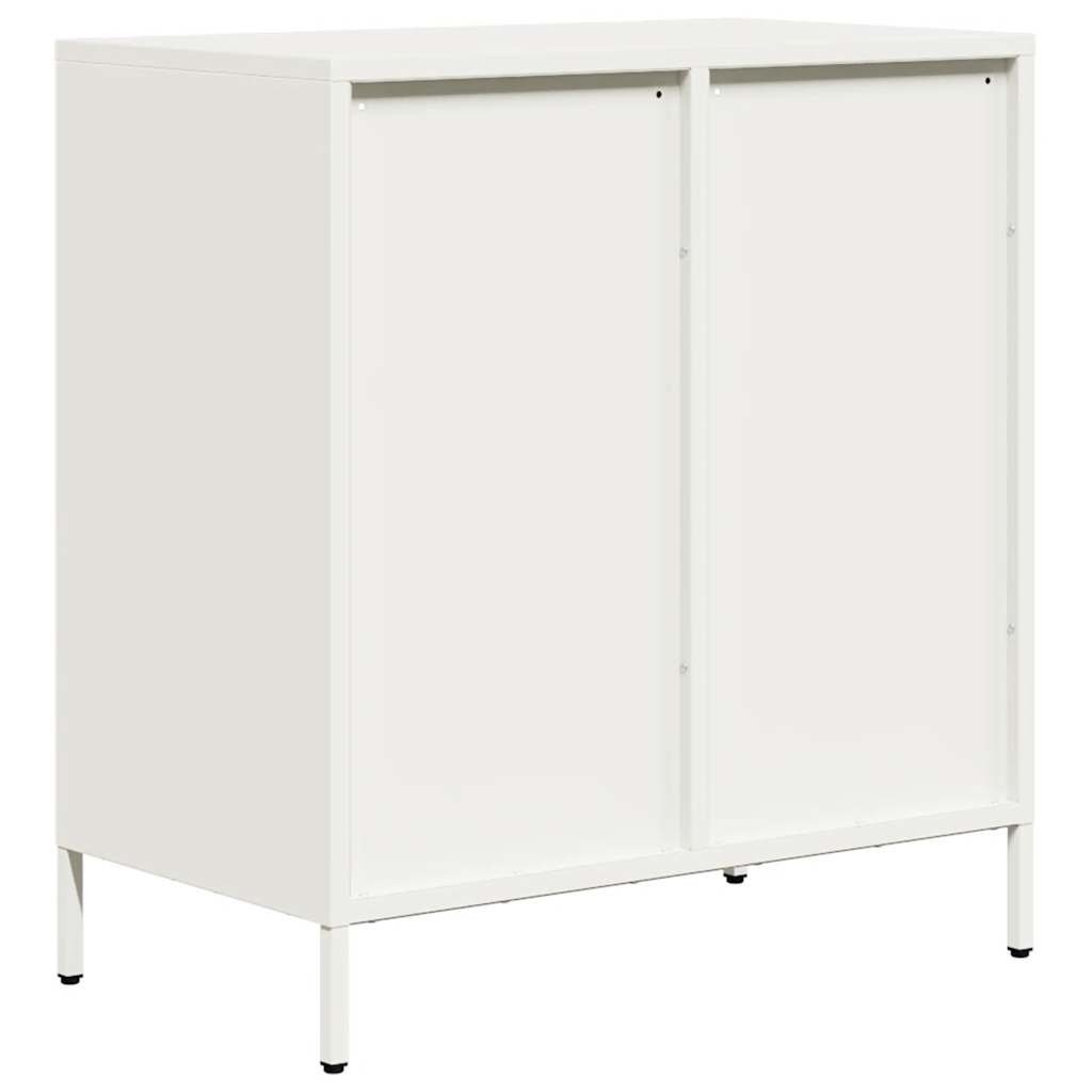 Buffet blanc 68x39x73,5 cm acier laminé à froid - XIOS