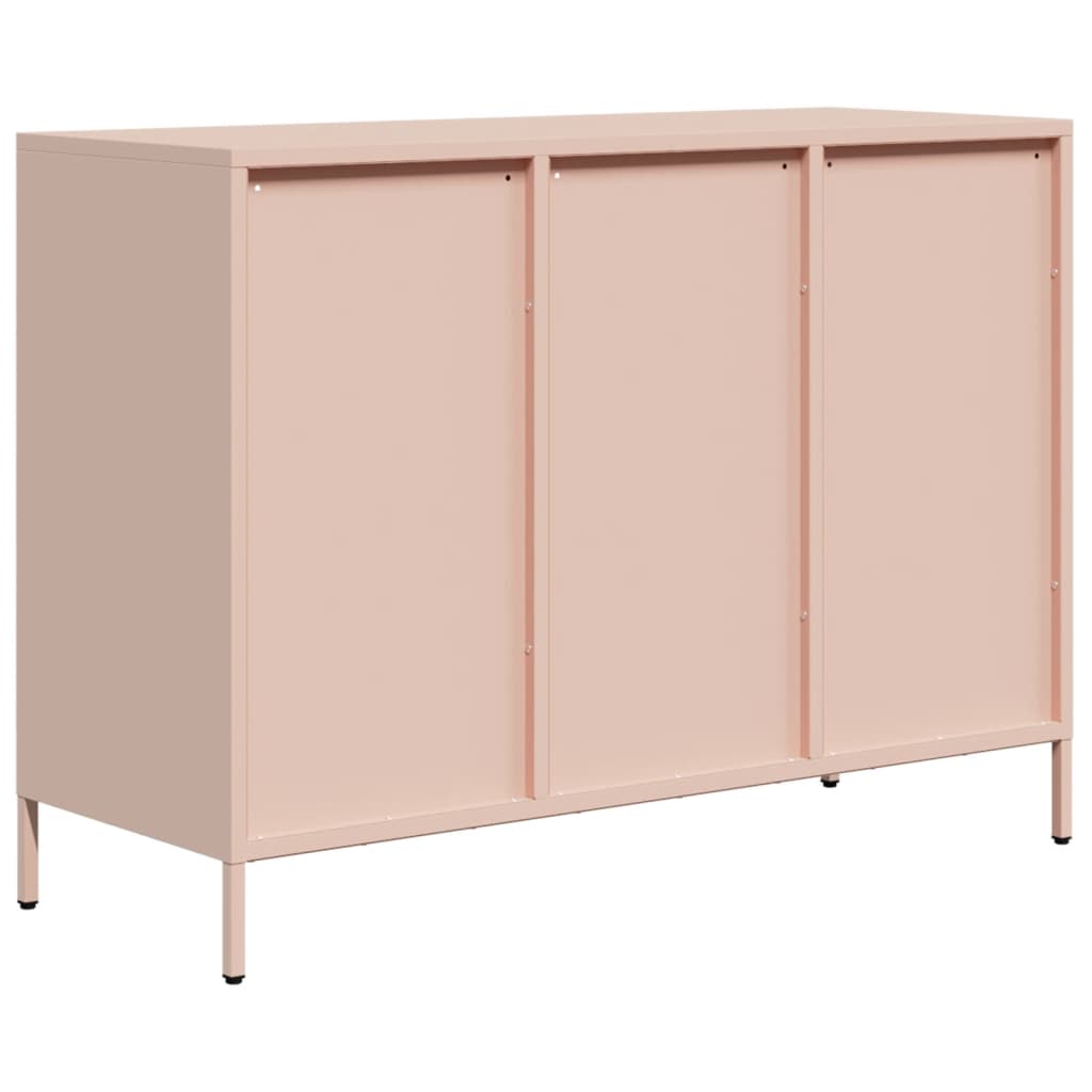 Buffet rose 101,5x39x73,5 cm acier laminé à froid - XIOS