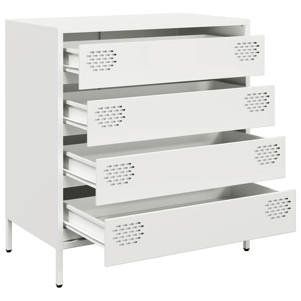 Buffet blanc 68x39x73,5 cm acier laminé à froid - XIOS