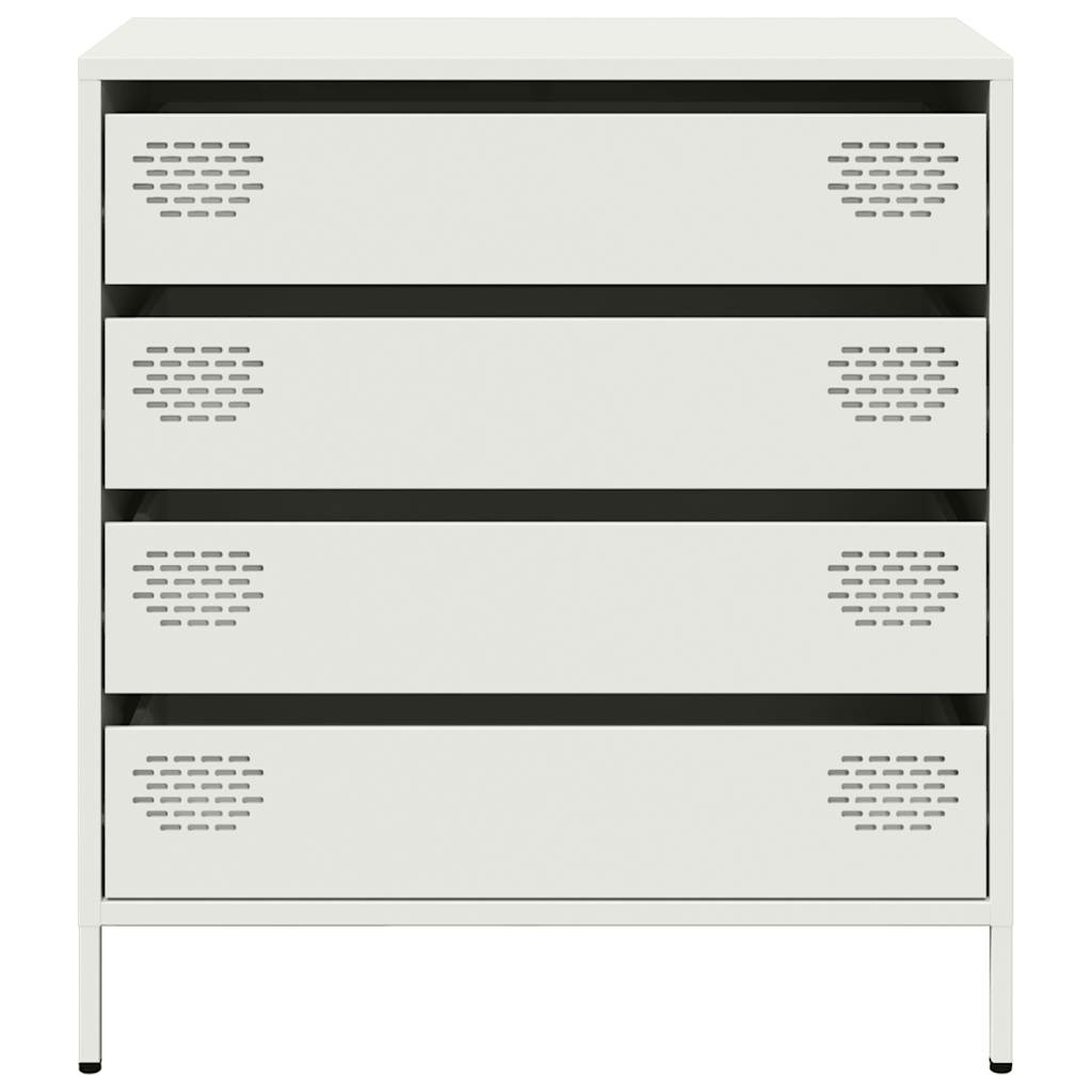 Buffet blanc 68x39x73,5 cm acier laminé à froid - XIOS