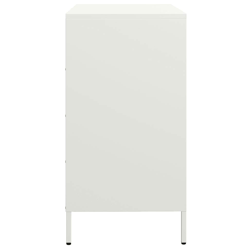 Buffet blanc 68x39x73,5 cm acier laminé à froid - XIOS