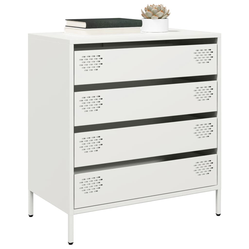 Buffet blanc 68x39x73,5 cm acier laminé à froid - XIOS