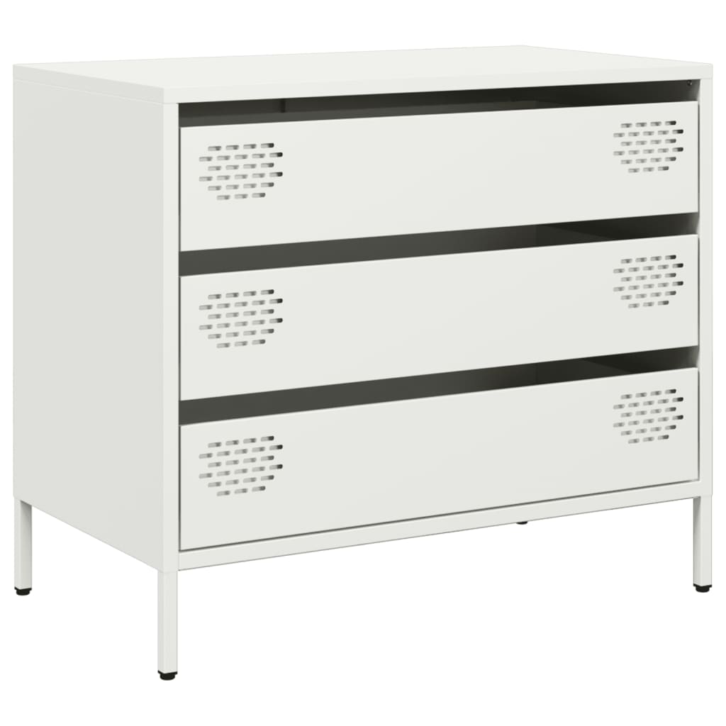Buffet blanc 68x39x58,5 cm acier laminé à froid - XIOS