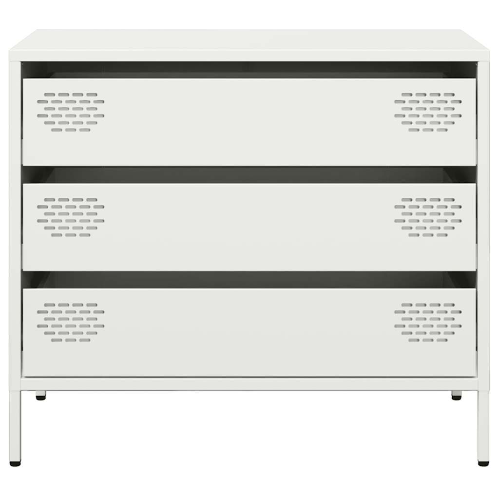 Buffet blanc 68x39x58,5 cm acier laminé à froid - XIOS